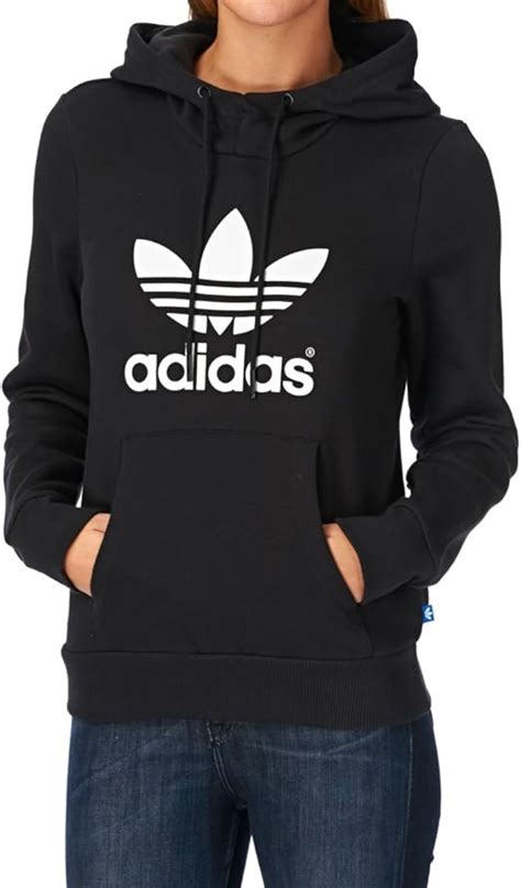 adidas damen kapuzenpullover trefoil|Amazon.com: Womens Adidas Trefoil Sweatshirt.